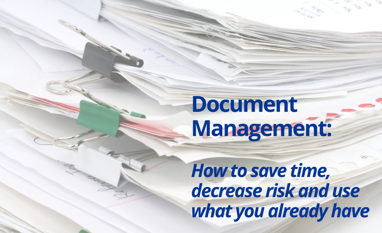 Document Management - Time Saving Tips | GTB IT Solutions