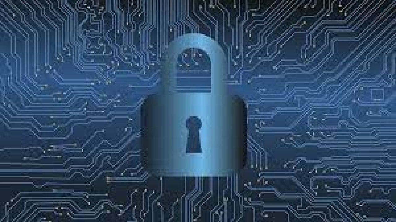 Digital Padlock on Circuit Board.