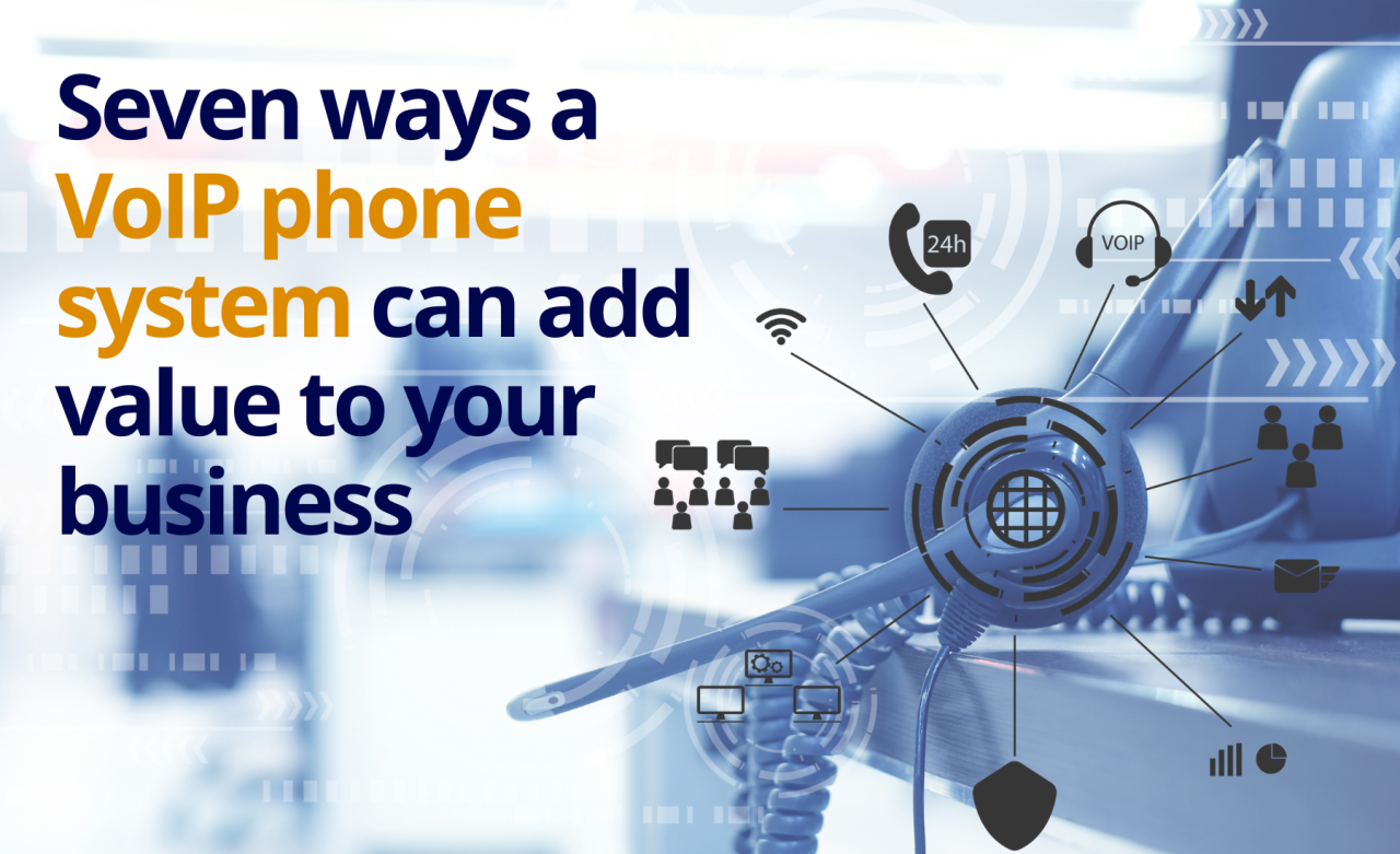 Seven ways a VoIP phone system can add value to your business.