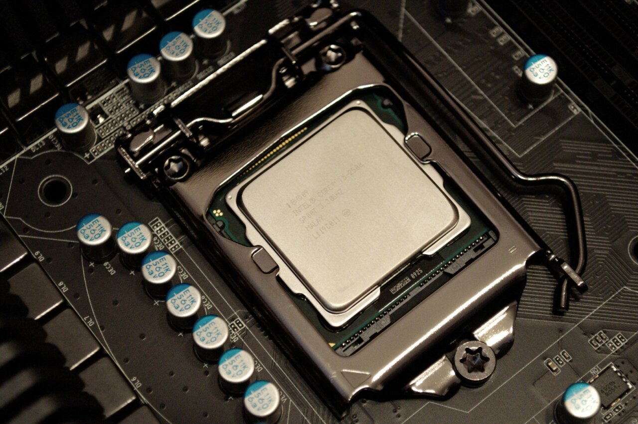 Computer CPU Intel.